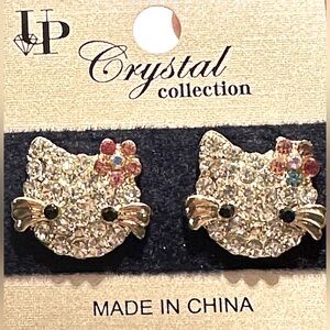 Hello Kitty Rhinestones Earrings